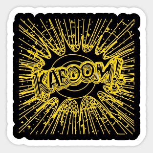 Kaboom Sticker